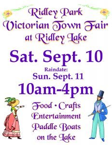 Ridley Victorian Fair at Ridley Lake